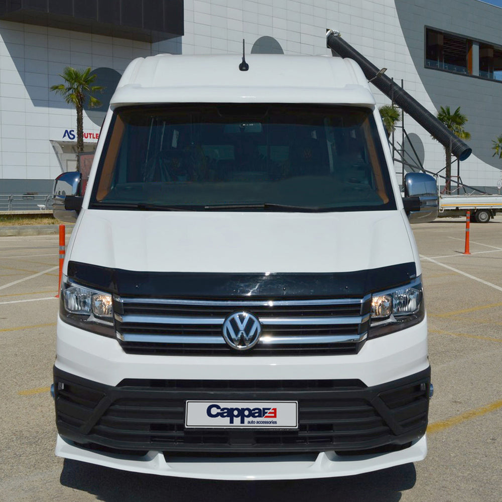 For  VW Volkswagen Crafter Front Hood Protection Spoiler (2018–2024) – Bug Shield Deflector Guard