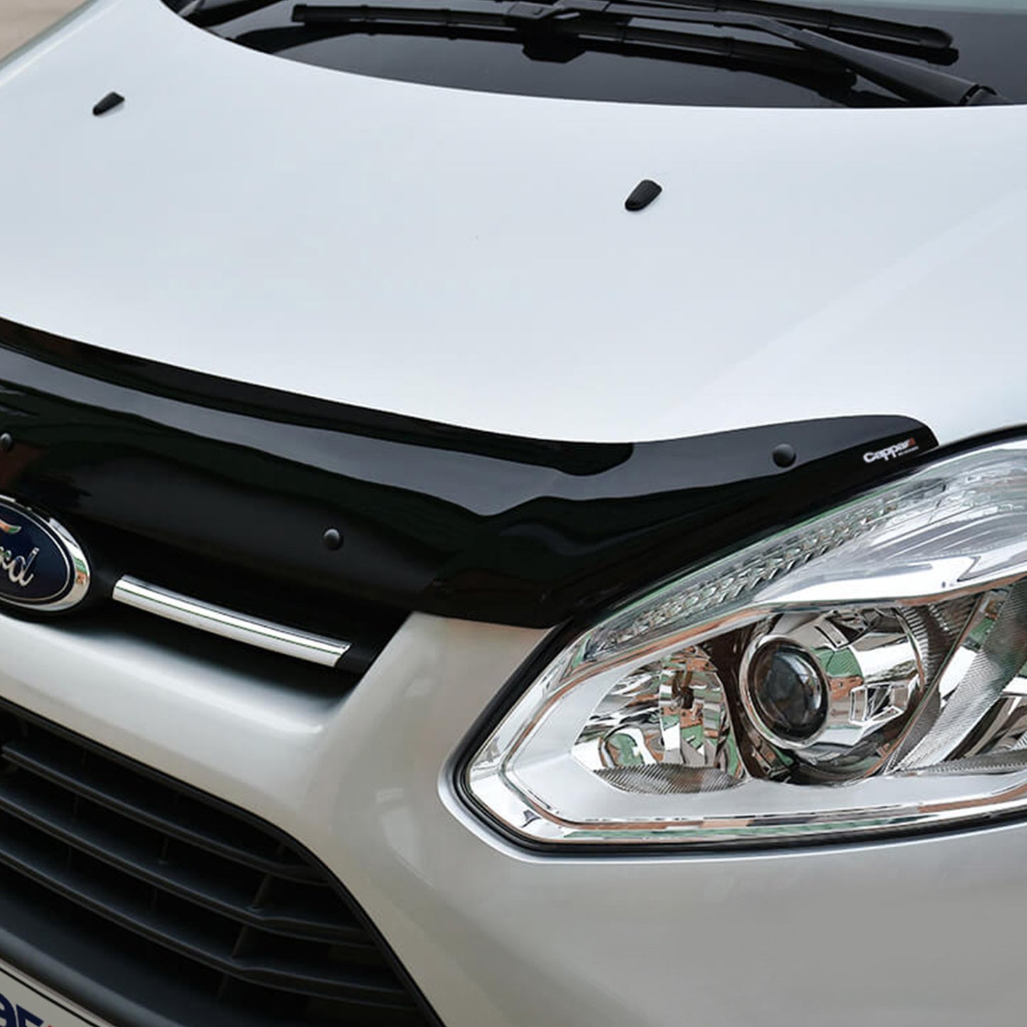 For Ford Custom 2012–2025 Bug Shield Hood Deflector Guard – Bonnet Protector