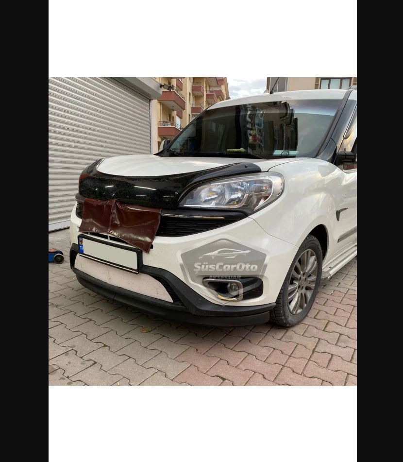 For Fiat Doblo / Dodge 2015–2021 Astra Style Flexible Front Lip – 2-Piece Under Bumper Insert