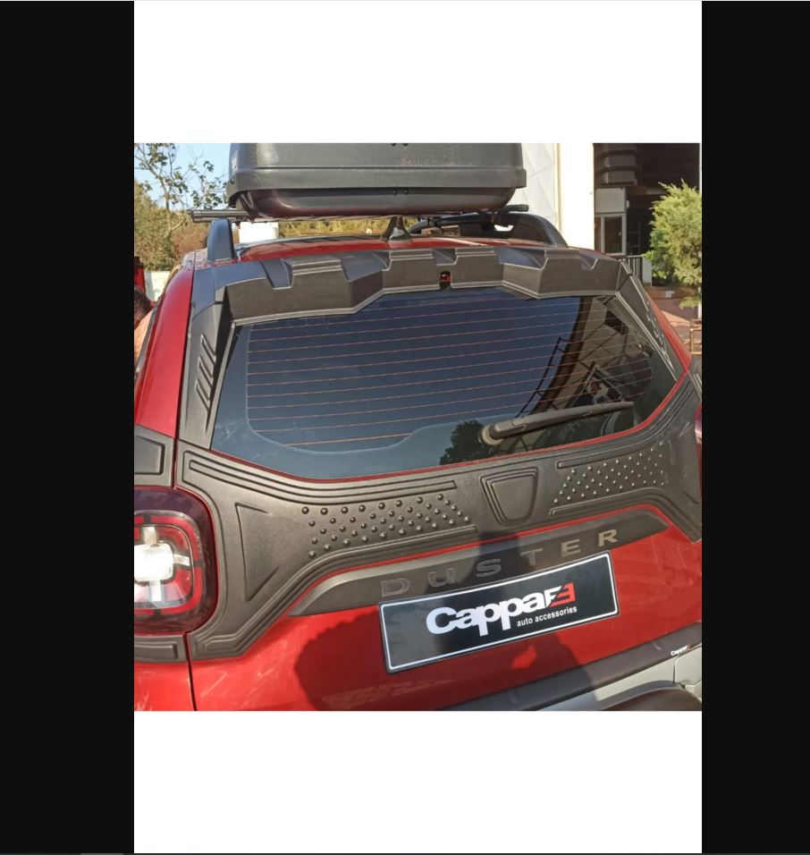 For Dacia Duster Rear Window Spoiler – 3-Piece Set | Compatible with 2018–2024 | Sporty Rear-End Upgrade