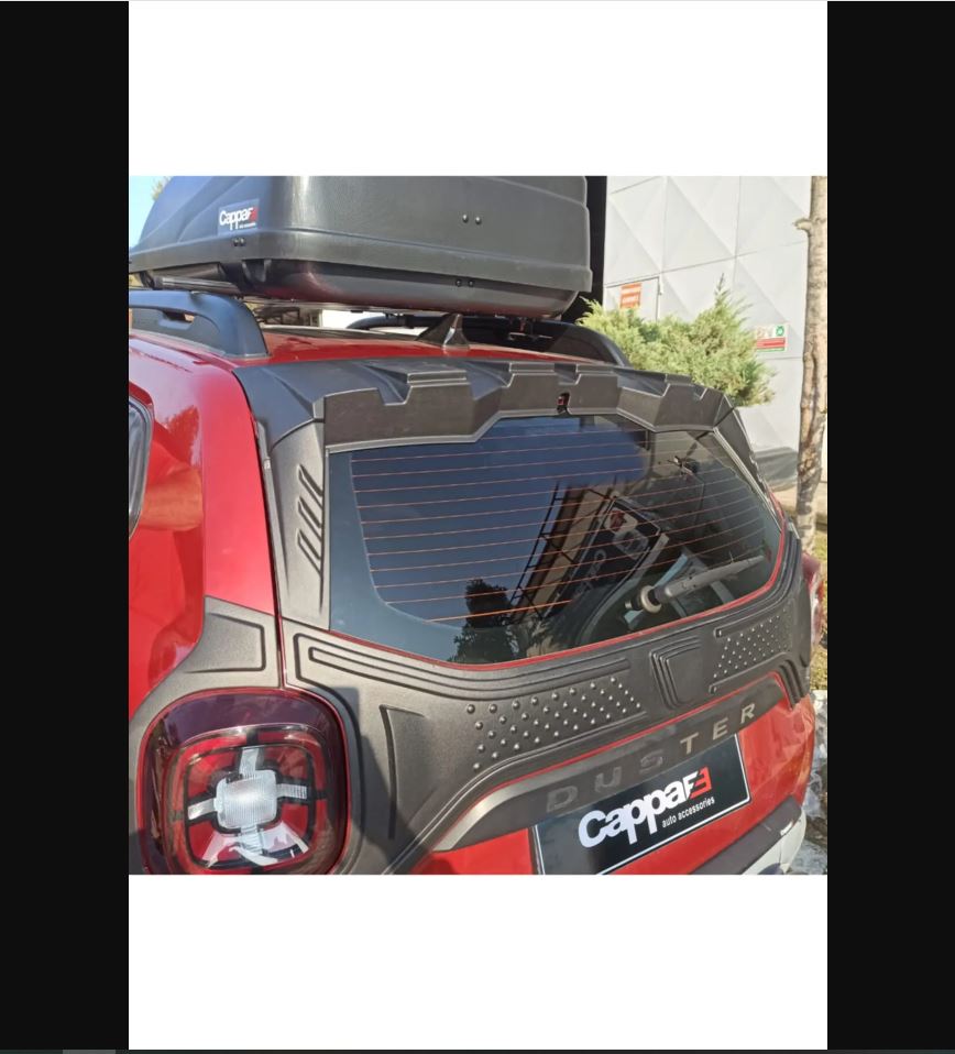 For Dacia Duster Rear Window Spoiler – 3-Piece Set | Compatible with 2018–2024 | Sporty Rear-End Upgrade
