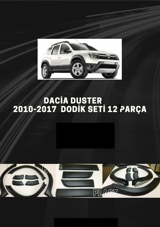 Dacia Duster 2010–2024 Side Hood Protector – Fender Edge Guard & Paint Protection Trim