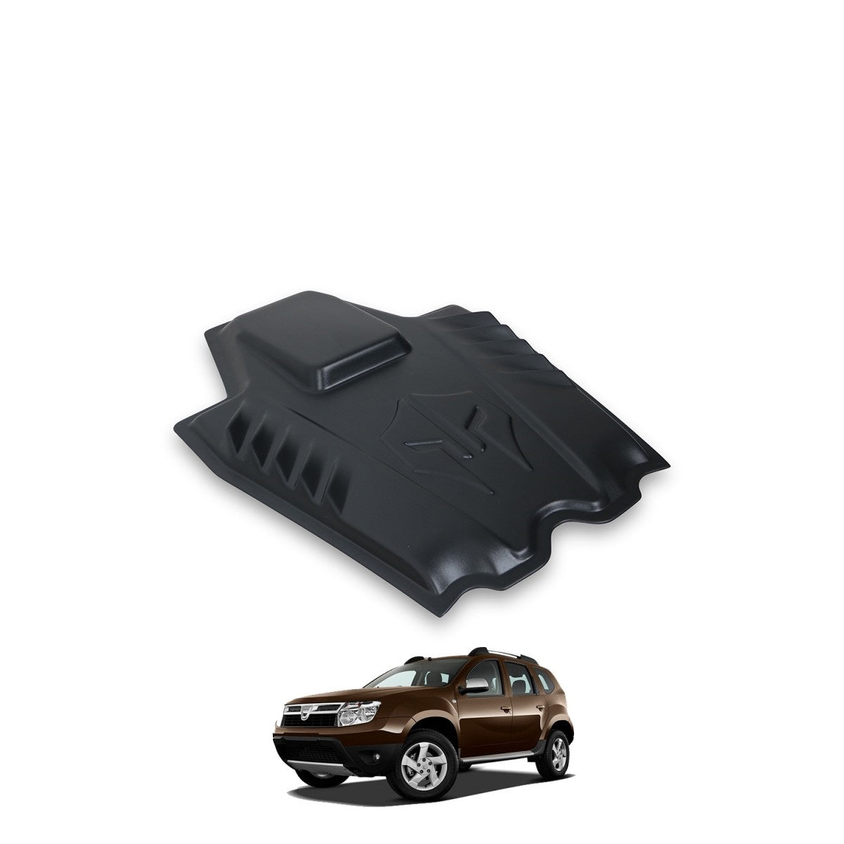 For Dacia Duster 2018–2026 Embossed Hood Scoop Bonnet Guard – Aggressive Styling & Front-End Protection