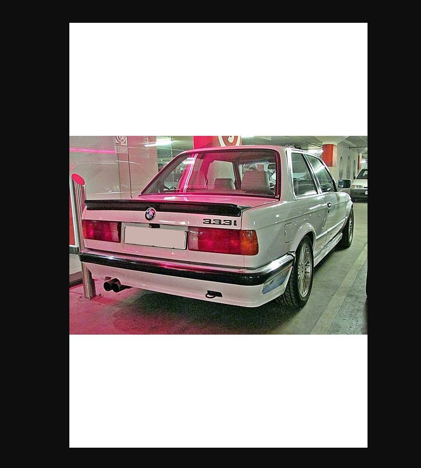
                  
                    For BMW E30 Spoiler – Fiber Material, Unprimed & Unpainted (1984–1991)
                  
                