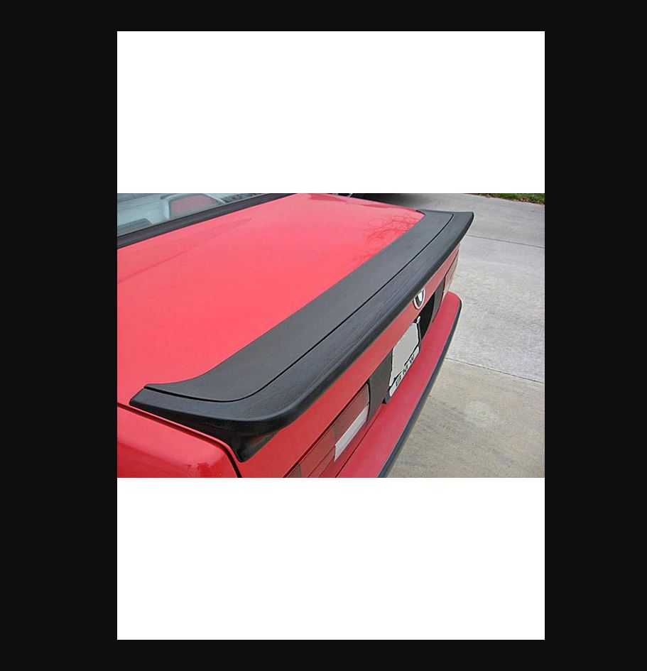 
                  
                    For BMW E30 Spoiler – Fiber Material, Unprimed & Unpainted (1984–1991)
                  
                
