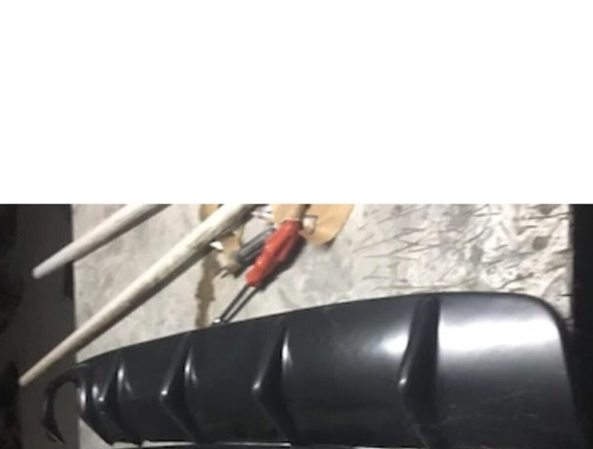 For BMW E39 M Tec 5 Series 1996-2003 TECH Rear Bumper Diffuser Left Sided Outlet