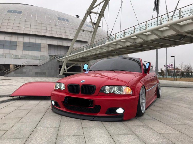Front Splitter Lip For Bmw E46 M Tech / M Sport 1997-2006 CSL Style Front Bumper Attachment