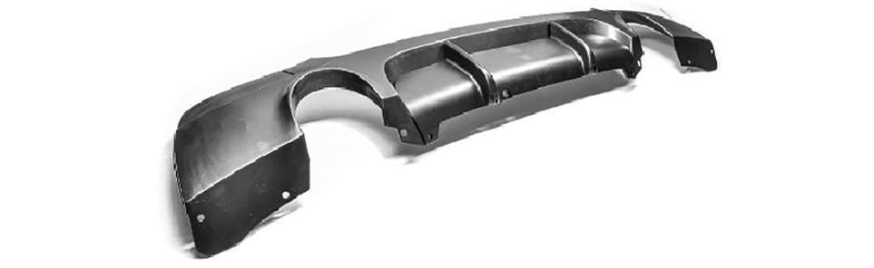 
                  
                    For BMW E92 E93 335/335i Performance Rear Diffuser Skirt – M Sport Bumper Tail Gloss Black
                  
                
