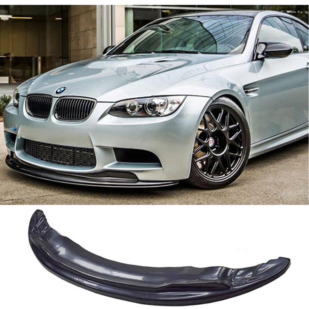 GTS Style Front Lip for BMW E92 M-Tech (2007–2011) – Glossy Black, Non-Facelift