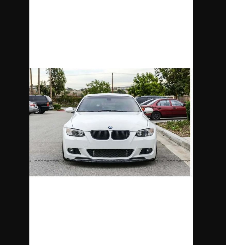 For BMW E92 M3 Compatible GTS Prefix Front Lip – Piano Black (2007–2011)