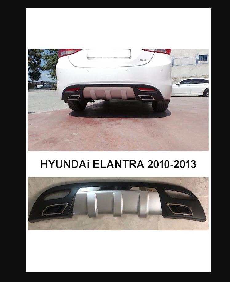 
                  
                    For Hyundai Elantra Rear Bumper Diffuser – Compatible with 2010–2013 Models
                  
                