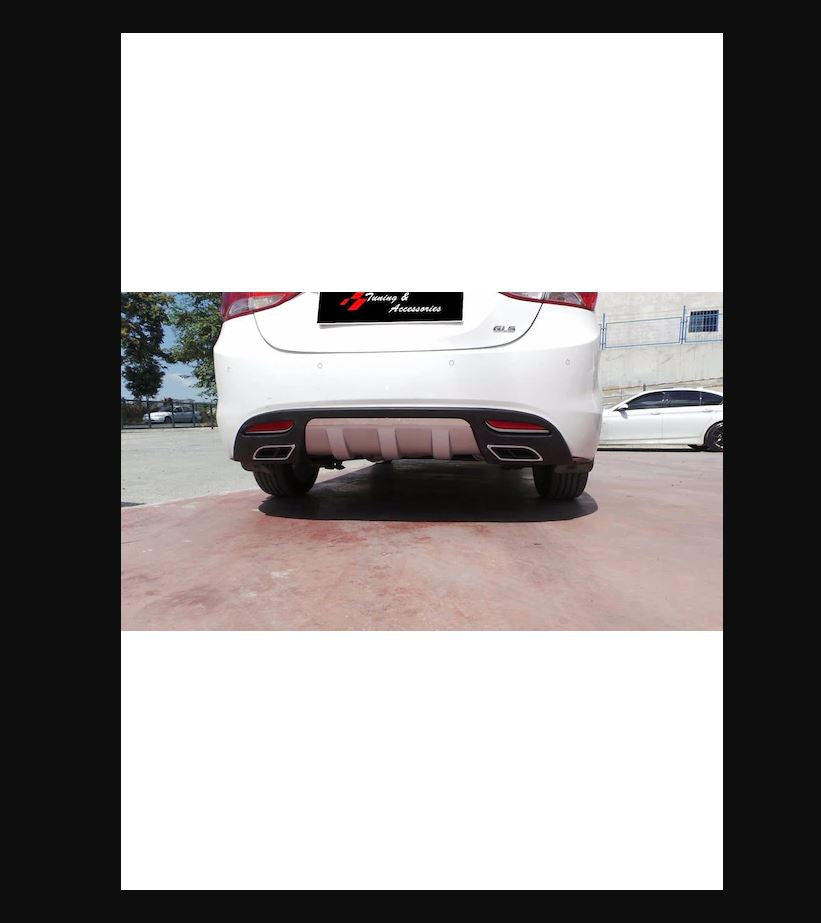 For Hyundai Elantra Rear Bumper Diffuser – Compatible with 2010–2013 Models