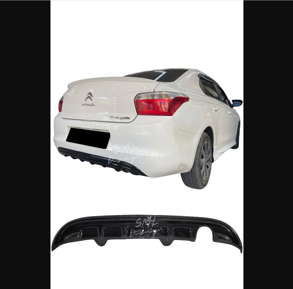 
                  
                    For Citroen C Elysee 2012-2016 Black Plastic Rear Bumper Diffuser – Stylish & Durable Upgrade
                  
                