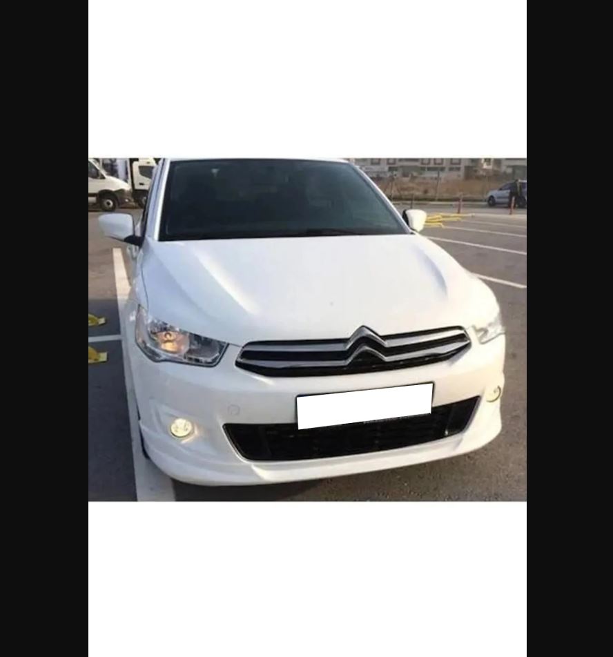 Premium Front Extension Lip for Citroen C Elysee Non-Facelift (2013-2017) – Sporty Style & Aerodynamic Upgrade