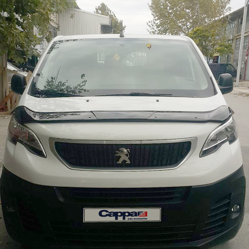 Front Hood Deflector for Peugeot Expert III / Traveller (2017–2024) – Bug Shield Protection Spoiler Guard