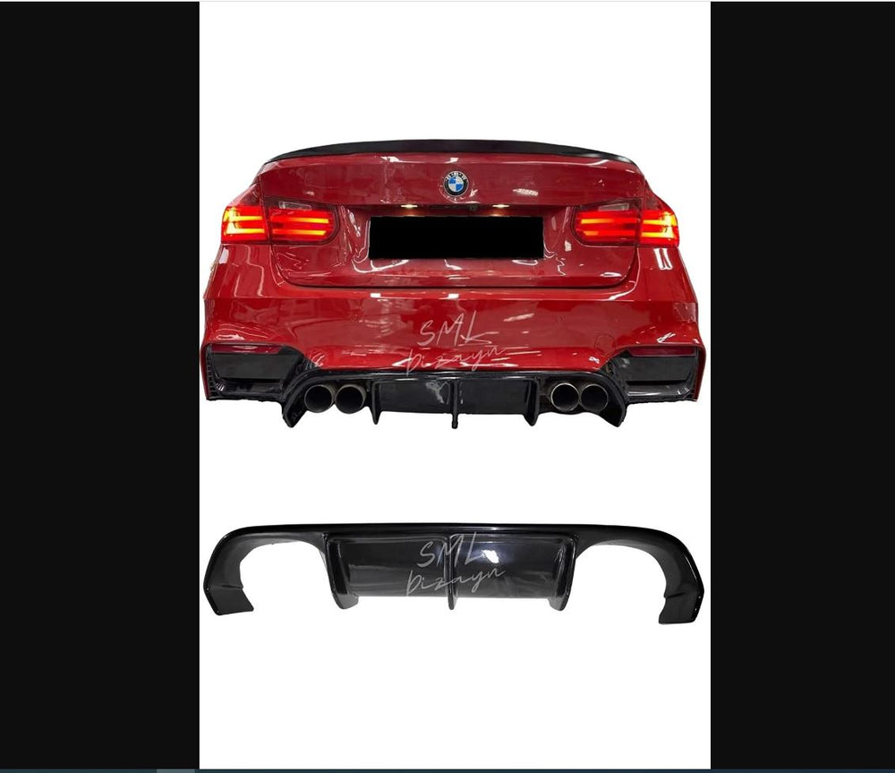 
                  
                    For BMW F30-F80 M3 Middle Part Rear Bumper Diffuser – Gloss Black Plastic
                  
                