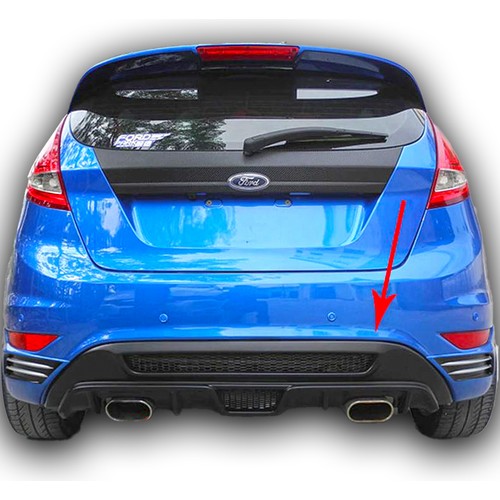 For Ford Fiesta 2009–2016 Rear Diffuser – Rear Bumper Attachment (Grilles Not Included)