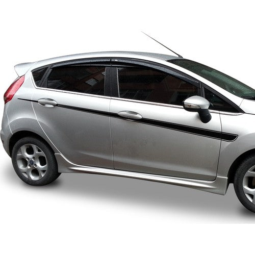 For Ford Fiesta Series (2008–2016) Side Skirting Set – Plastic Unpainted Side Sills