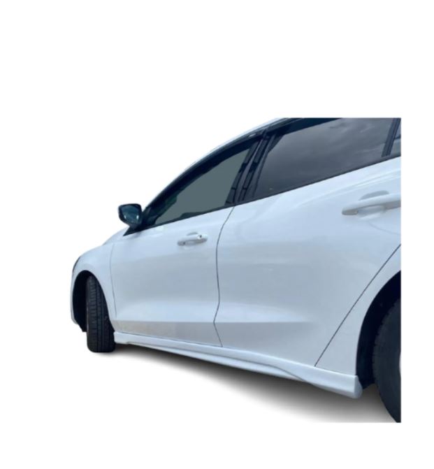 For Ford Focus 4 (2019–2022) Side Skirt Set – Plastic Unpainted Side Sills for Sporty Upgrade
