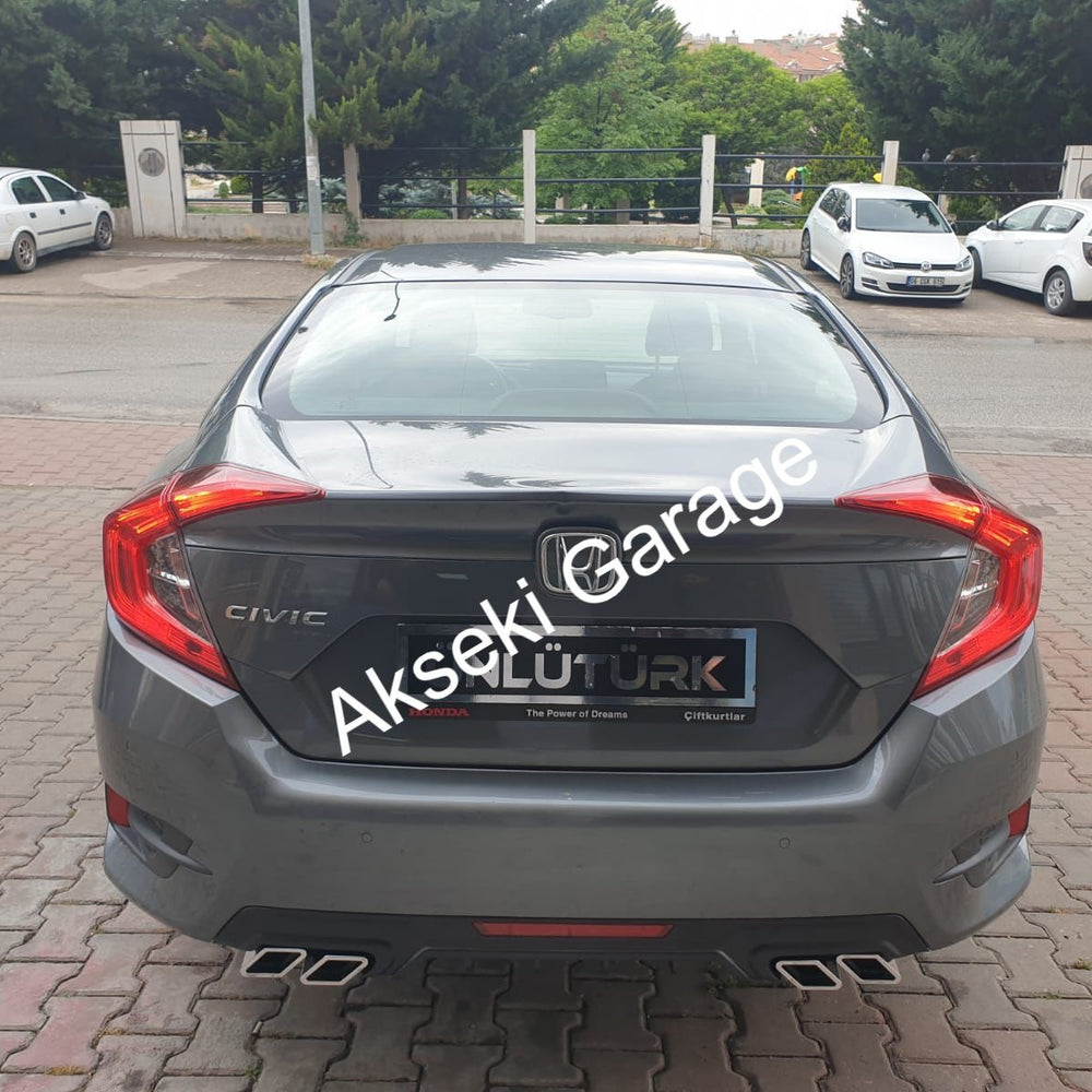 
                  
                    4 Exhaust Style Rear Diffuser for Honda Civic FC5 (2016–2020) – Aggressive Look & Sporty Rear Upgrade
                  
                