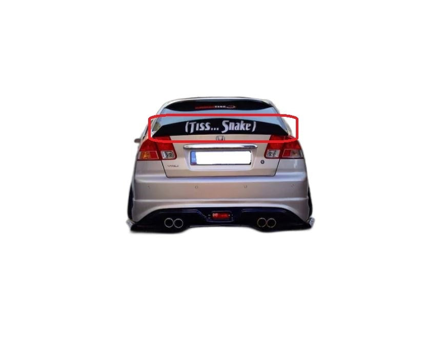 Unpainted Spoon Spoiler for Honda Civic VTEC 2 – OEM Style Rear Wing, Ready to Customize