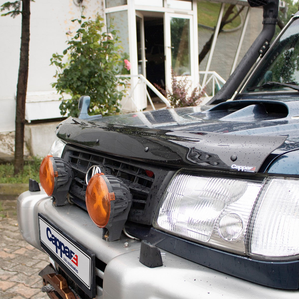 For Hyundai Galloper Front Hood Protection Spoiler – Bug Shield & Hood Deflector Guard (1997–2003)
