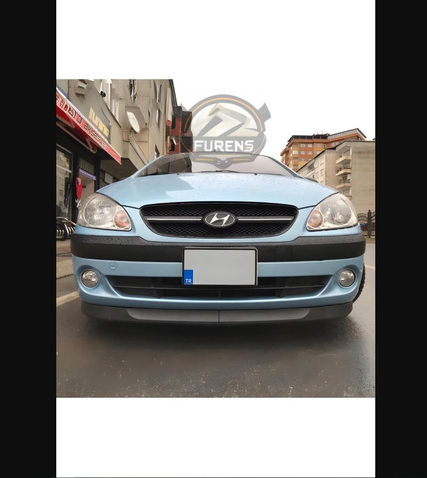 For Hyundai Getz Front H-Lip Flexible Front Lip Splitter – 2 Pieces (2001–2011)