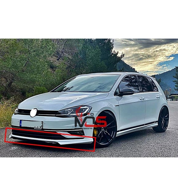 
                  
                    For Volkswagen VW Golf 7.5 Front Lip Spoiler (2018–2020) – Prefix Style Bumper Attachment | ABS Plastic Aero Kit Upgrade
                  
                