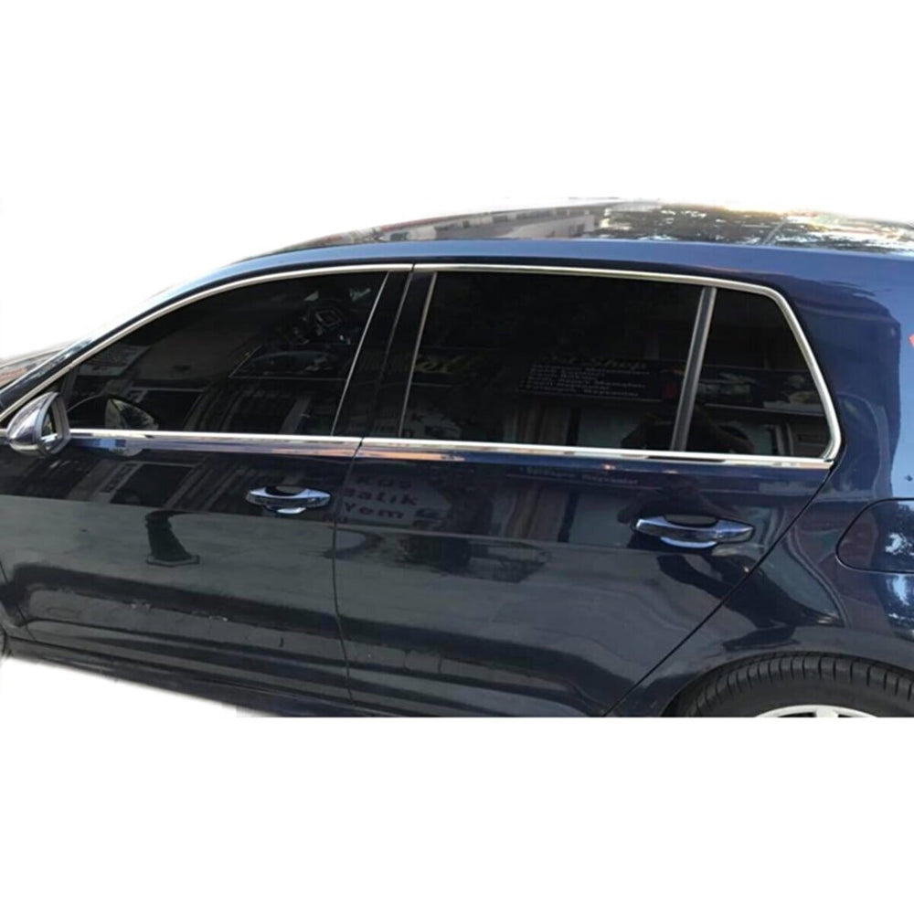 For Volkswagen VW Golf 7 & 7.5 Chrome Window Frame Side Trim Full Set