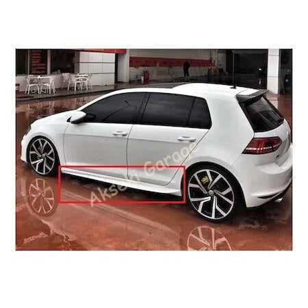 Aero Style Side Skirts for Volkswagen VW Golf 7 / 7.5 (2012–2019) – Unpainted Plastic Body Kit Upgrade