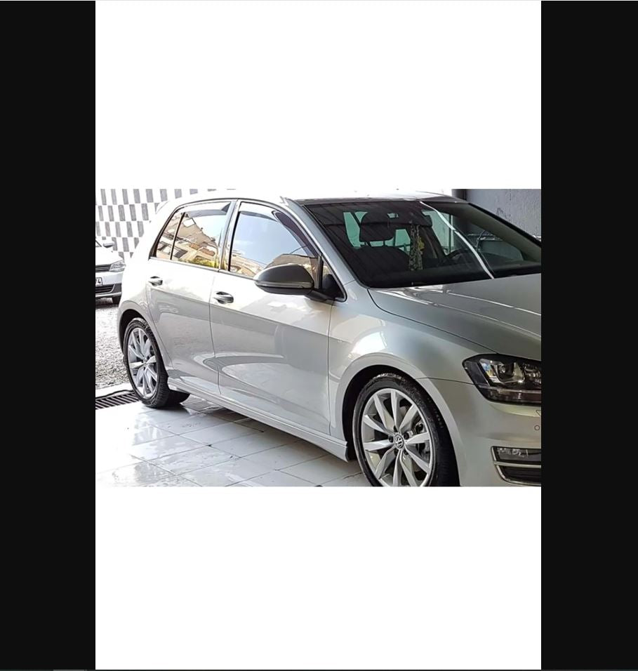 Sportline Side Skirts for Volkswagen VW Golf 7 (2012–2019) Unprimed Unpainted– Durable Plastic Body Kit Panels