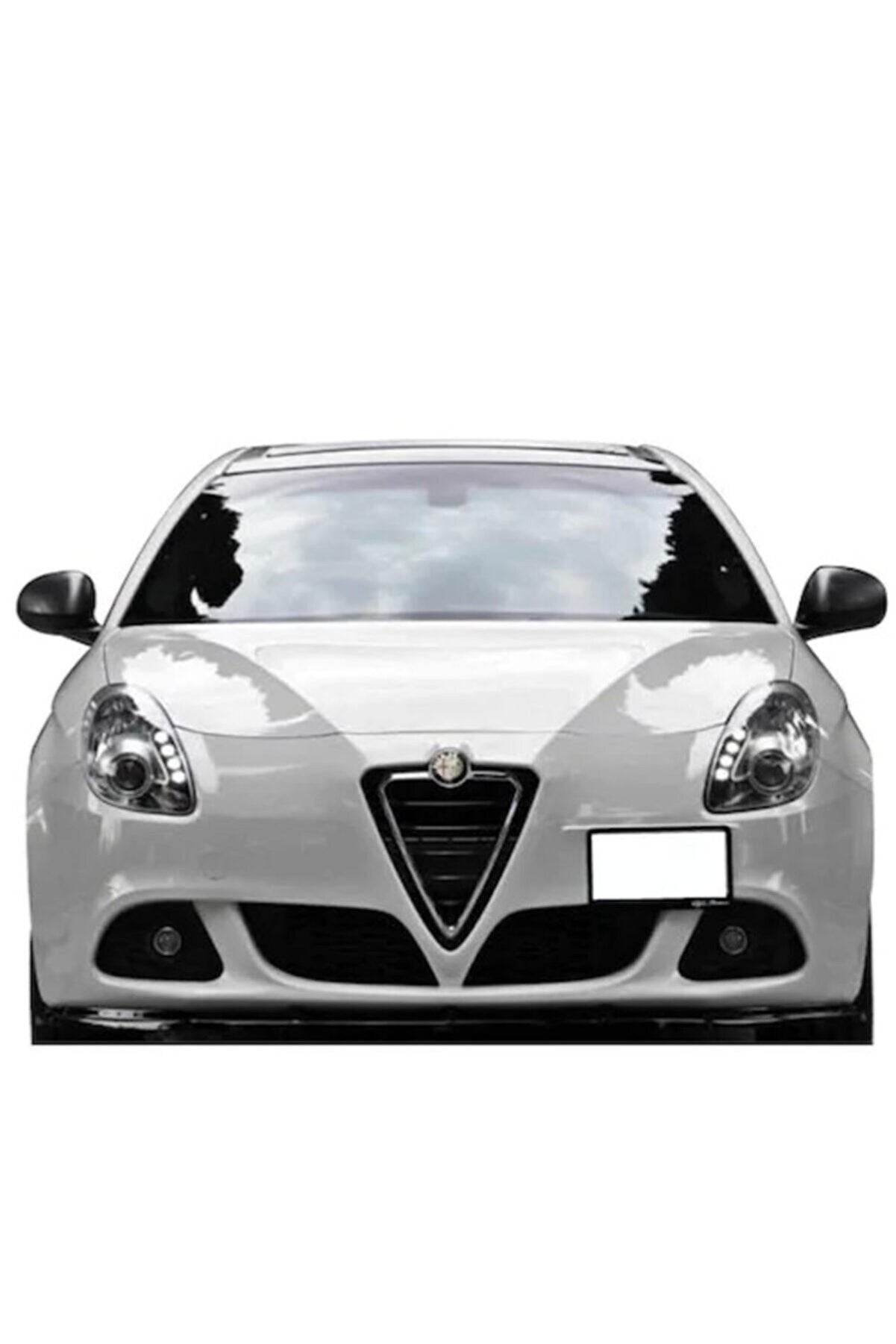 Front Bumper Lip for Alfa Romeo Giulietta (2010–2020) – Glossy Black Sport Trim
