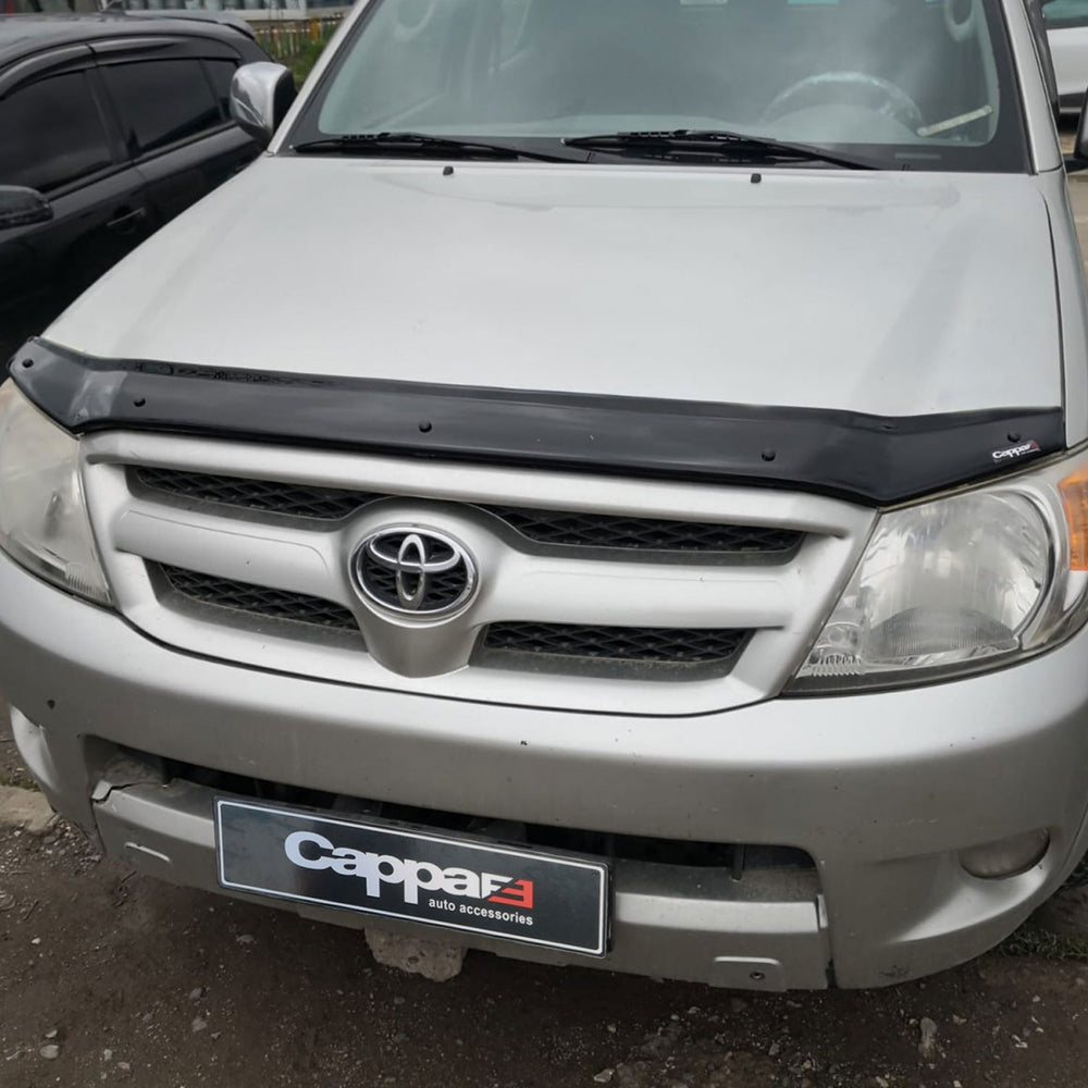 
                  
                    Glossy Black Front Hood Protector & Bug Shield for Toyota Hilux (2006–2012) – Hood Deflector Guard & Spoiler
                  
                