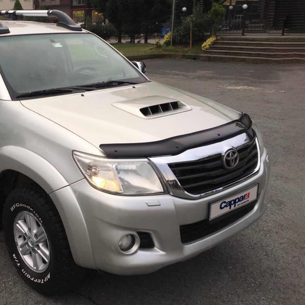 
                  
                    Glossy Black Front Hood Bug Shield & Deflector for Toyota Hilux (2012–2015) – Hood Protection Spoiler Guard
                  
                