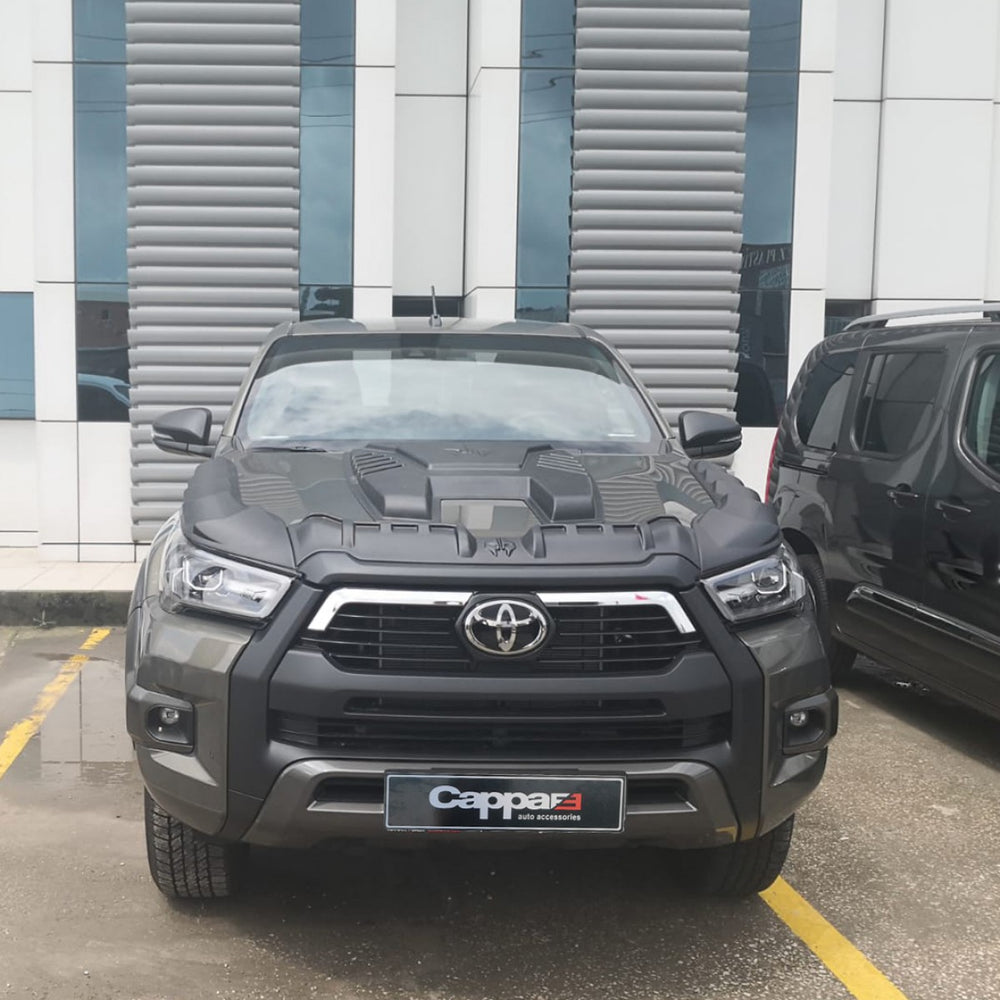 
                  
                    For Toyota Hilux Dragon Pack Hood Protector & Bug Shield (2021–2026) – Front Hood Spoiler Deflector Guard
                  
                