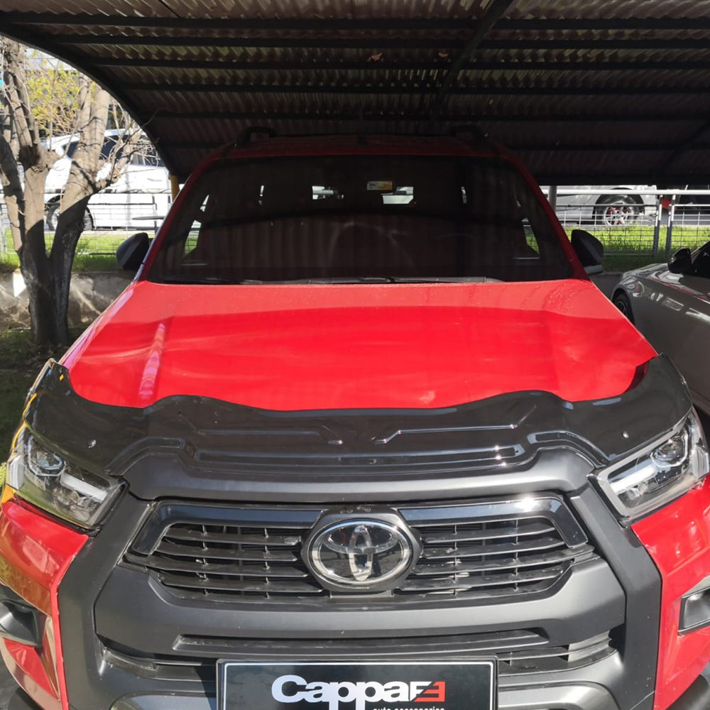 
                  
                    Front Hood Bug Shield & Deflector Guard for Toyota Hilux (2021–2026) – Tough & Sleek Hood Protection Spoiler
                  
                