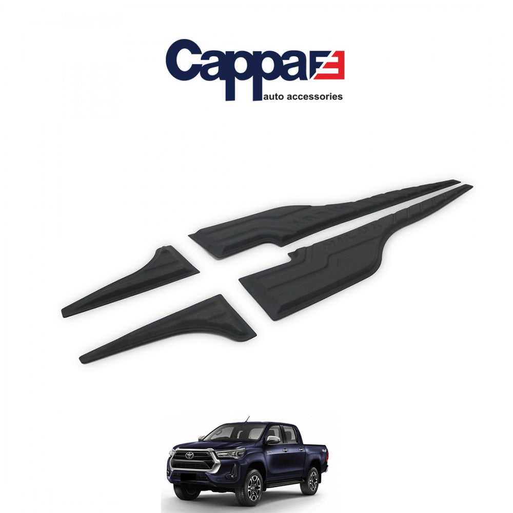 Bat Style Door Cover Trim for Toyota Hilux (2021–2026) – Aggressive Side Door Protection & Styling