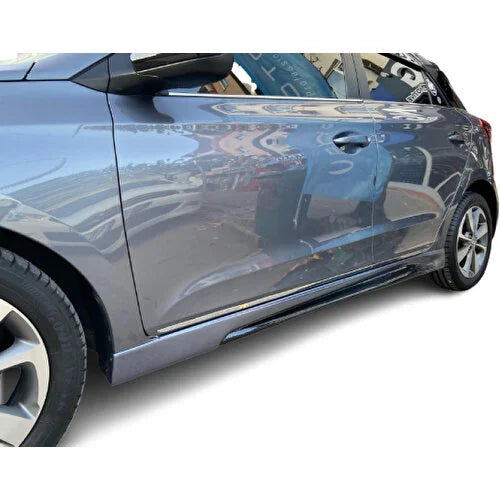 
                  
                    For Hyundai i20 Side Skirt Set (2014–2020) – Raw Plastic, Unpainted – Build Your Dream Look
                  
                