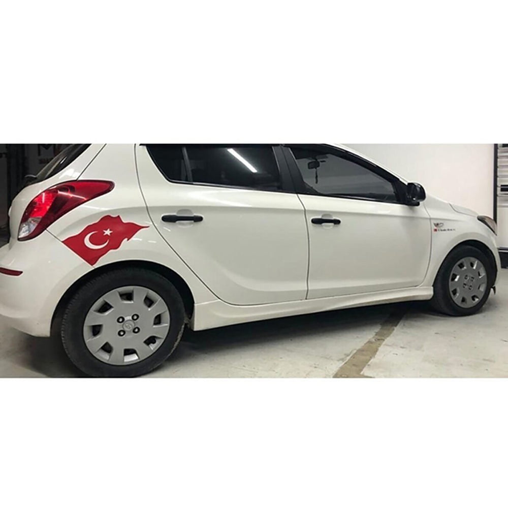 
                  
                    For Hyundai i20 Twin Side Skirt Set (2008–2014) – Unpainted Plastic for Custom Styling
                  
                