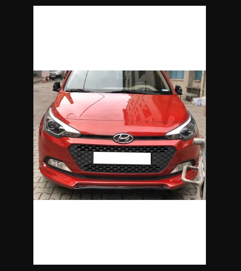 For Hyundai i20 Custom Front Insert Cover – Sleek Black Trim for 2014-2018 Unpainted Unprimed