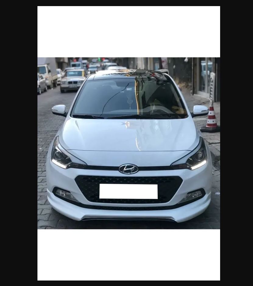 For Hyundai i20 Custom Front Insert Cover – Sleek Black Trim for 2014-2018 Unpainted Unprimed