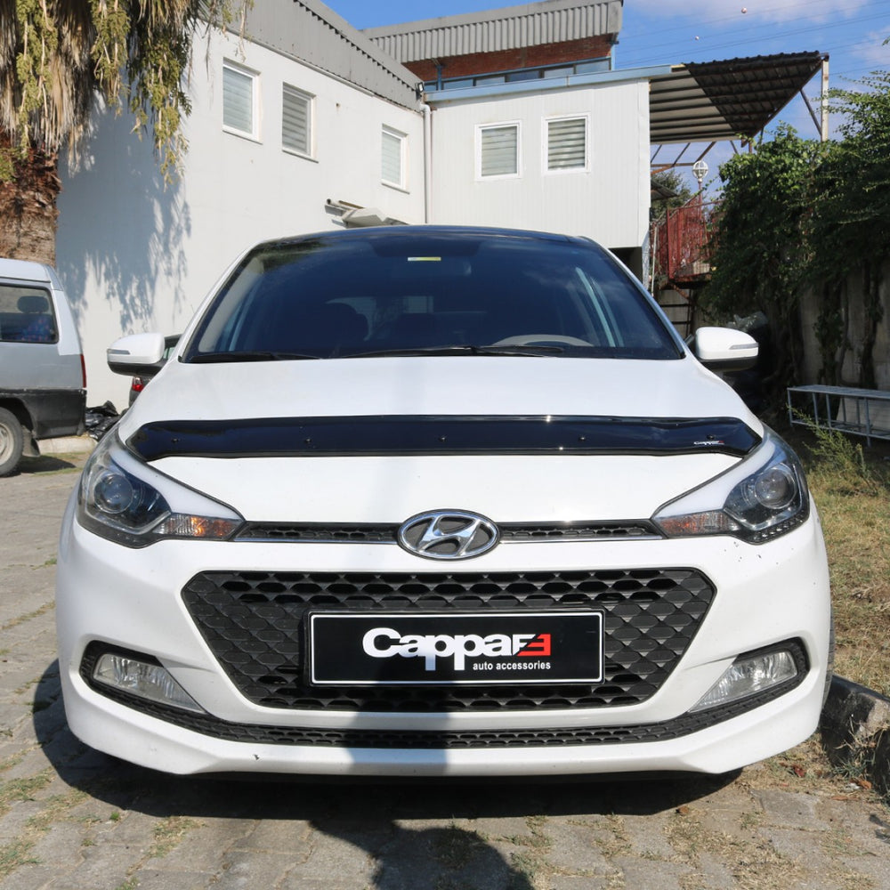 For Hyundai i20 Front Hood Protection Spoiler – Bug Shield & Hood Deflector Guard (2014–2020)