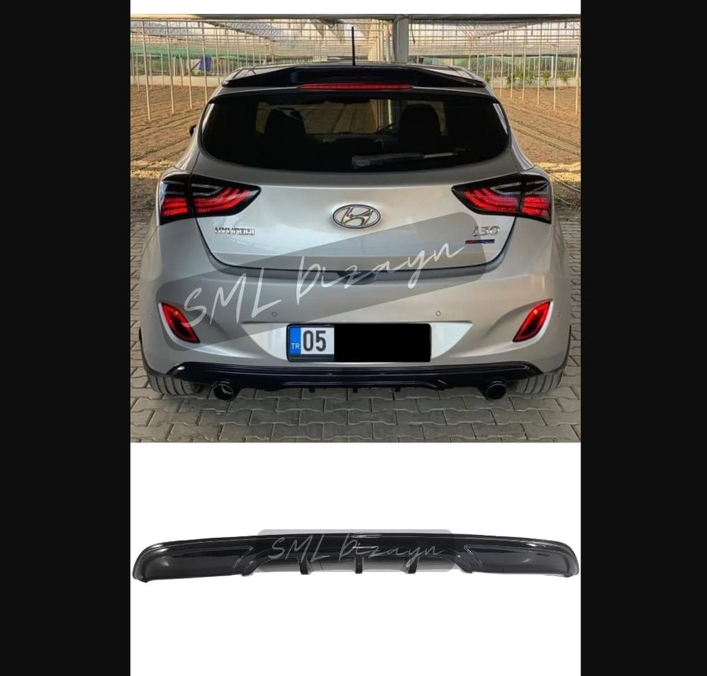 
                  
                    For Hyundai i30 (2012-2017) Custom Rear Bumper Diffuser – Durable Plastic Performance Upgrade
                  
                