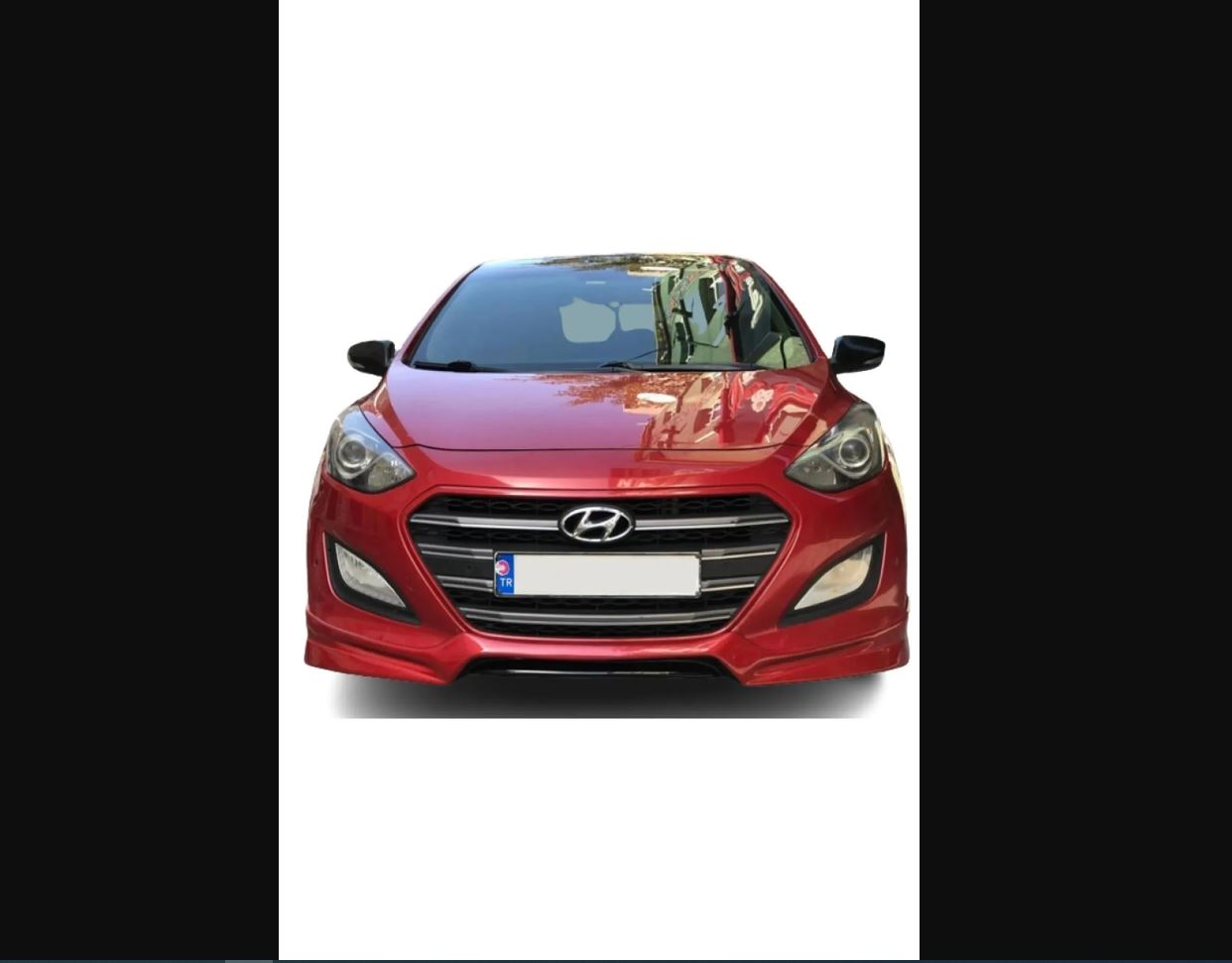 For Hyundai i30 Front Lip Custom Style Prefix – Plastic, Unpainted & Unprimed (2011–2016)
