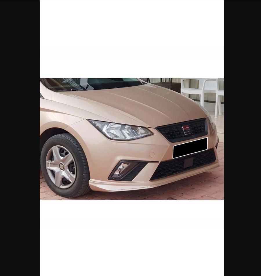 Star Style Front Insert for Seat Ibiza Mk5 (2017–2021) – ABS Plastic Front Sash Extension Upgrade
