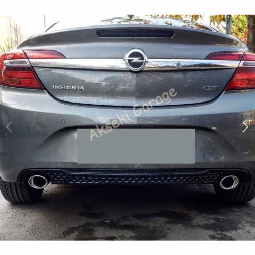 Rear Bumper Diffuser Extension for Opel Insignia (2013–2017) – Sporty Exhaust Attachment