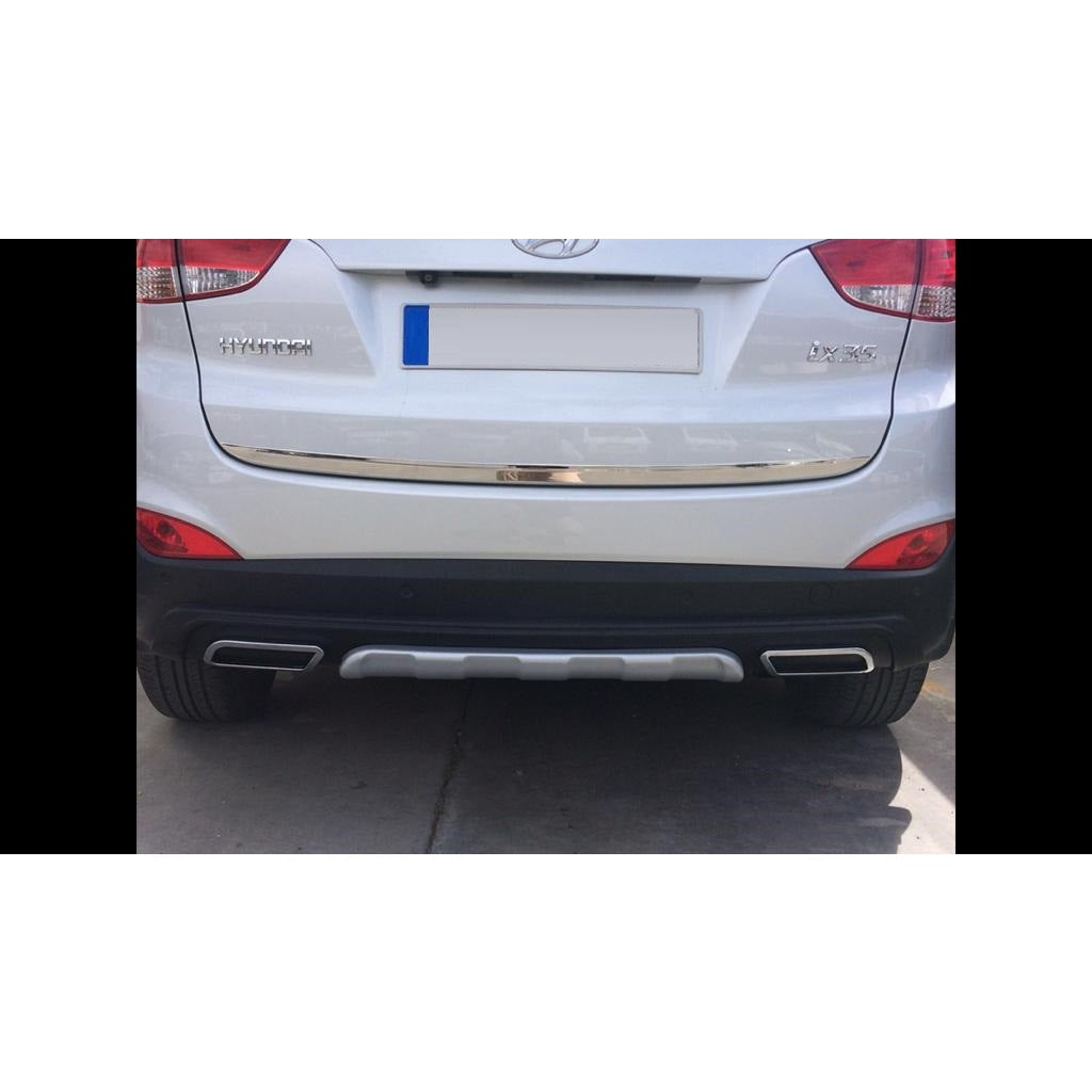 For Hyundai iX35 2010 Rear Bumper Diffuser – Sporty Gloss Black Aerodynamic Upgrade