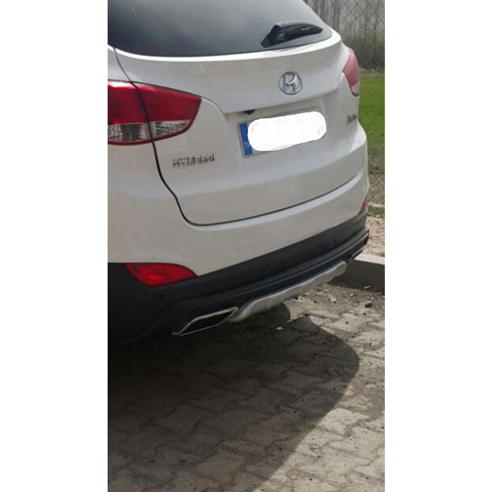 For Hyundai iX35 2010 Rear Bumper Diffuser – Sporty Gloss Black Aerodynamic Upgrade