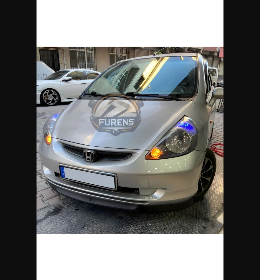 For Honda Jazz 2002 To 2010 Compatible H lip Flexible Front Lip 2 Pieces Front Cover