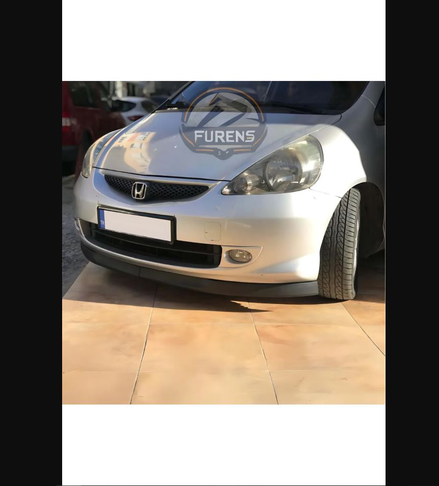 For Honda Jazz 2002 To 2010 Compatible H lip Flexible Front Lip 2 Pieces Front Cover
